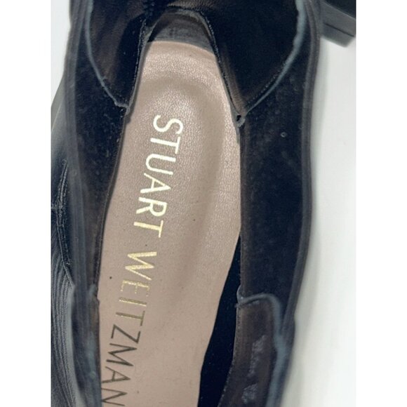 STUART WEITZMAN Norah Lug Boot Black Chelsea SO164 8C Chunky Platform WORN ONCE - Picture 10 of 10